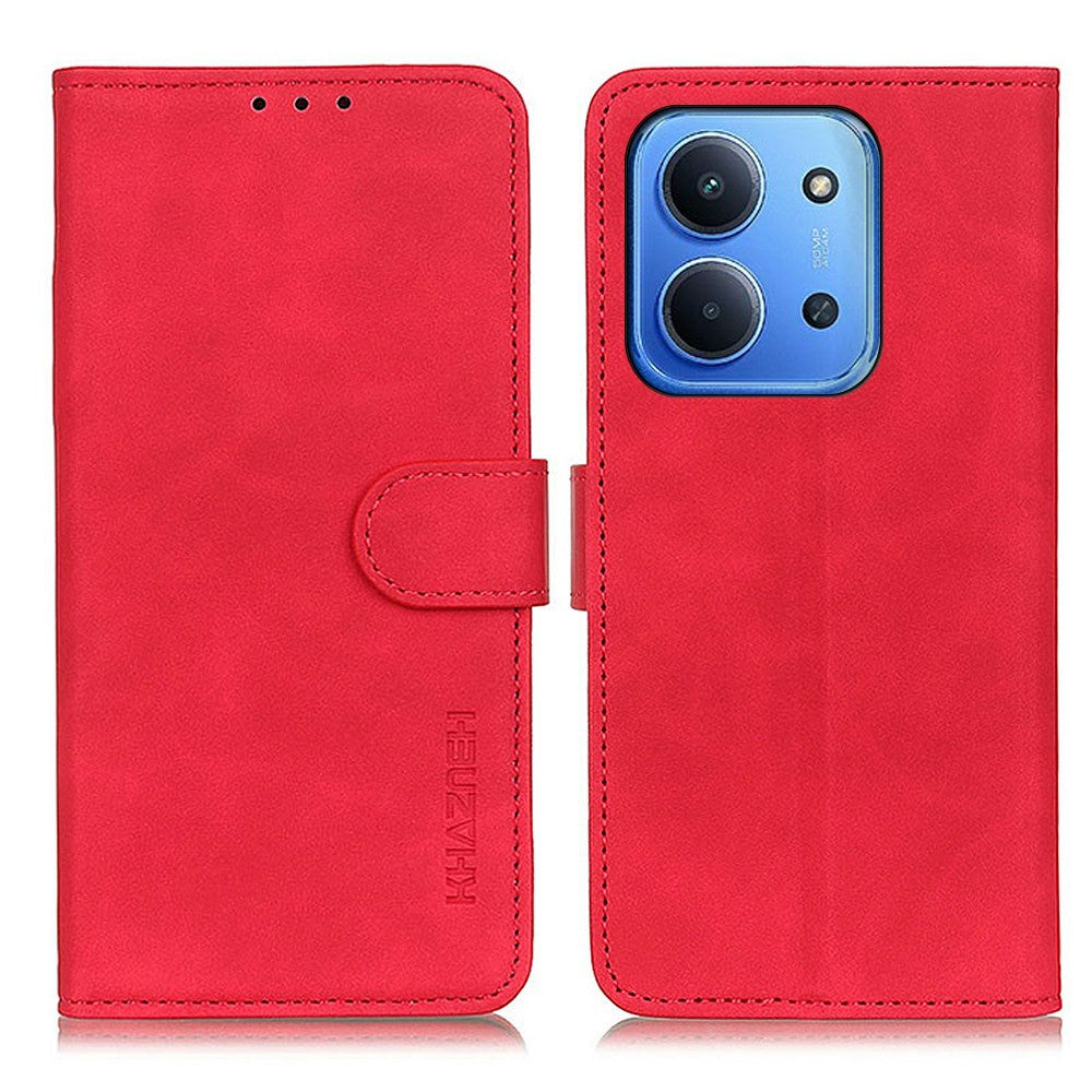 KHAZNEH For Xiaomi Redmi 15C 4G (Global) (171mm) / Poco C85 4G (171mm) Case PU Leather Retro Texture Phone Cover