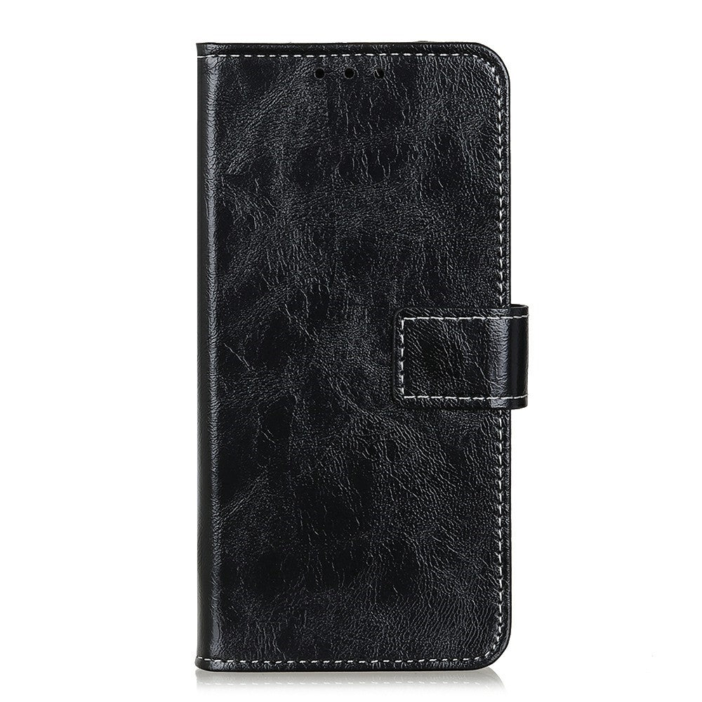 For Xiaomi Redmi 15C 4G (Global) (171mm) / Poco C85 4G (171mm) Case Wallet Leather Phone Cover Crazy Horse Texture