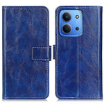 For Xiaomi Redmi 15C 4G (Global) (171mm) / Poco C85 4G (171mm) Case Wallet Leather Phone Cover Crazy Horse Texture