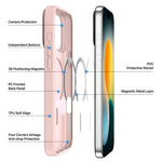 DUX DUCIS Yind iPhone 17 Pro Max Skal MagSafe TPU/PC Matt - Ljusrosa