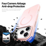 DUX DUCIS Yind iPhone 17 Pro Max Skal MagSafe TPU/PC Matt - Ljusrosa
