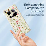 Xiaomi 15 Ultra-skal Litet blommigt bladmönster tryck rak kant TPU-mobilbaksida