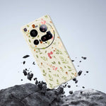 Xiaomi 15 Ultra-skal Litet blommigt bladmönster tryck rak kant TPU-mobilbaksida