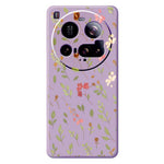 Xiaomi 15 Ultra-skal Litet blommigt bladmönster tryck rak kant TPU-mobilbaksida