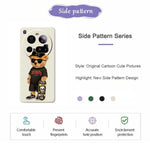 Xiaomi 15 Ultra-skal Coolt björnmönstertryck Rak kant TPU-mobilbaksida