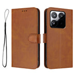 For Xiaomi 15T Wallet Case RFID Blocking Calf Texture Leather Stand Phone Cover with Strap