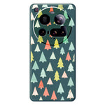 For Xiaomi 15 Ultra Case Colorful Trees Pattern Printing Straight Edge TPU Phone Back Cover
