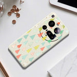For Xiaomi 15 Ultra Case Colorful Trees Pattern Printing Straight Edge TPU Phone Back Cover