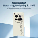 For Xiaomi 15 Ultra Case WordArt Pattern Printing Straight Edge TPU Phone Back Cover
