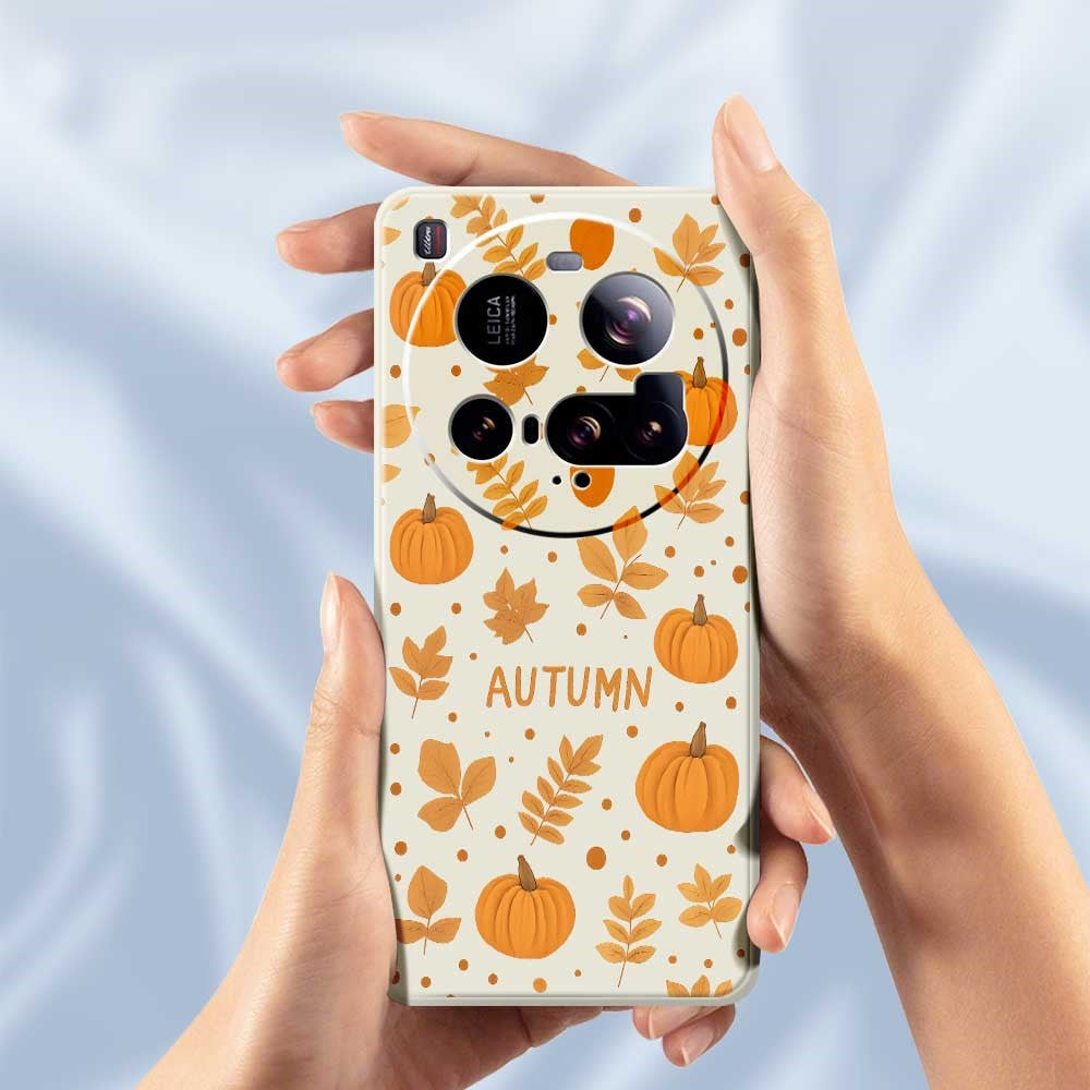 For Xiaomi 15 Ultra Case Autumn Theme Pattern Printing Straight Edge TPU Phone Back Cover