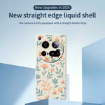 For Xiaomi 15 Ultra Case Yellow Flowers Pattern Printing Straight Edge TPU Phone Back Cover