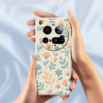 For Xiaomi 15 Ultra Case Yellow Flowers Pattern Printing Straight Edge TPU Phone Back Cover