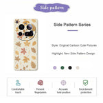 For Xiaomi 15 Ultra Case Leaves Pattern Printing Straight Edge TPU Phone Back Cover