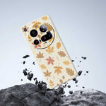 For Xiaomi 15 Ultra Case Leaves Pattern Printing Straight Edge TPU Phone Back Cover