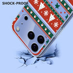 For iPhone 17 Pro Case Christmas Themed Pattern Printing TPU Phone Back Cover