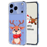 For iPhone 17 Pro Case Christmas Themed Pattern Printing TPU Phone Back Cover