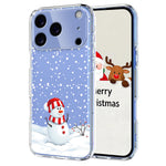 For iPhone 17 Pro Case Christmas Themed Pattern Printing TPU Phone Back Cover