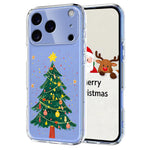 For iPhone 17 Pro Case Christmas Themed Pattern Printing TPU Phone Back Cover