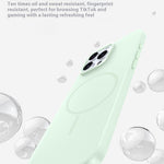 For iPhone 14 Pro Max Case Compatible with MagSafe Ice-Transparent Liquid Silicone + PC Phone Cover