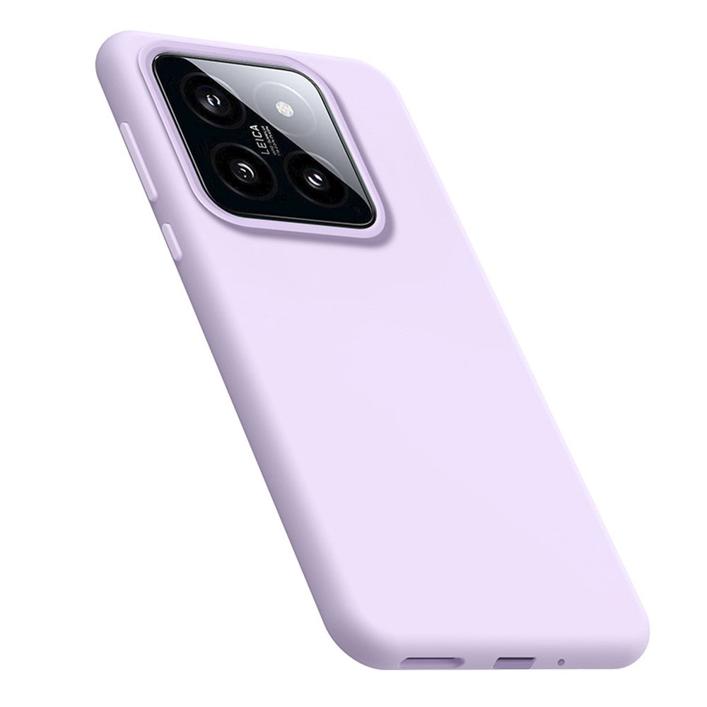 For Xiaomi 14 Case Skin-Friendly Liquid Silicone + PC Phone Cover
