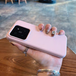 For Xiaomi 14 Case Skin-Friendly Liquid Silicone + PC Phone Cover