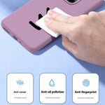 For Xiaomi 14 Case Skin-Friendly Liquid Silicone + PC Phone Cover