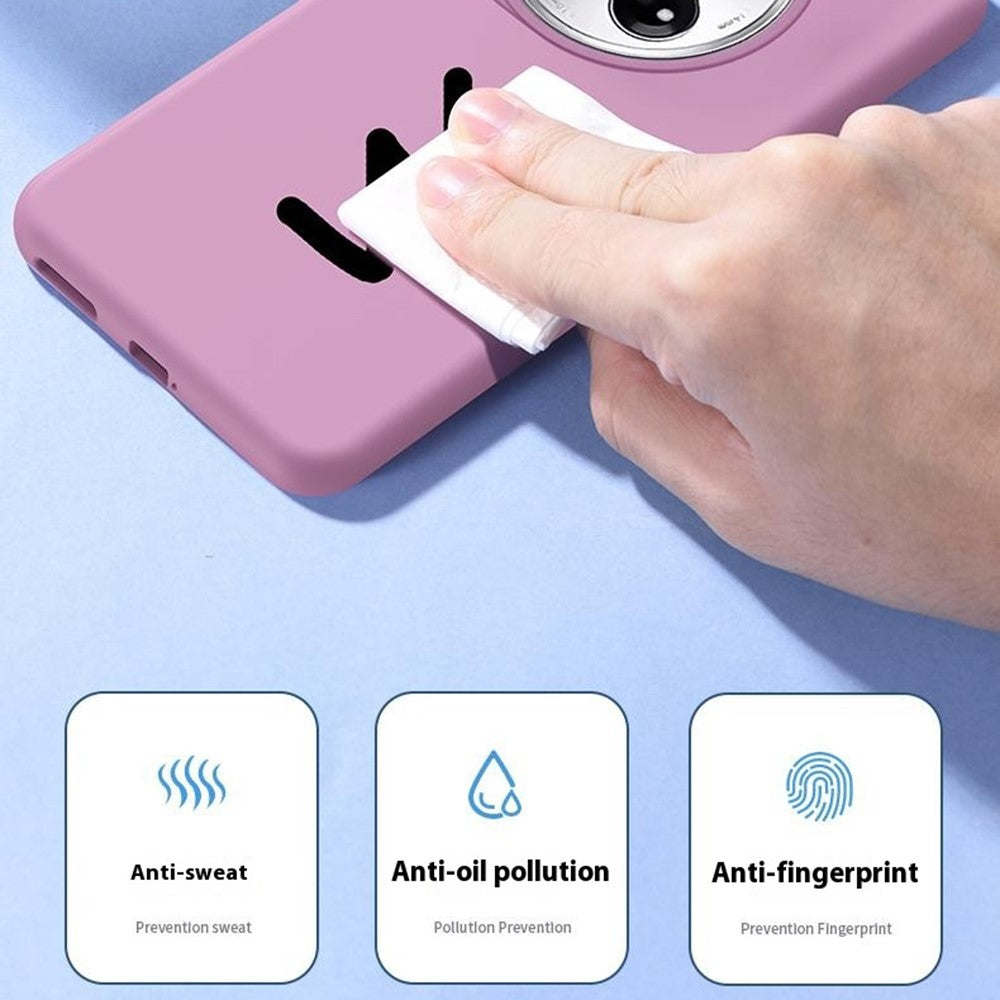 For OnePlus 12 5G Case Skin-Friendly Liquid Silicone + PC Phone Cover