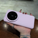 For Xiaomi 14 Ultra Case Skin-Friendly Liquid Silicone + PC Phone Cover