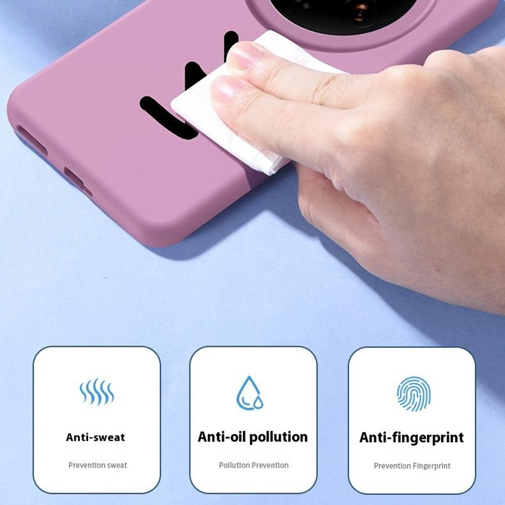 For Xiaomi 14 Ultra Case Skin-Friendly Liquid Silicone + PC Phone Cover