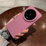 For Xiaomi 14 Ultra Case Skin-Friendly Liquid Silicone + PC Phone Cover