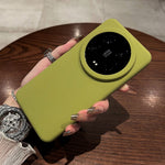 For Xiaomi 14 Ultra Case Skin-Friendly Liquid Silicone + PC Phone Cover
