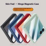 For Samsung Galaxy Z Flip7 5G Magnetic Case Hard PC Phone Cover with Rear Small Screen Protector