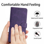 For Oppo Reno14 Pro 5G (Global) Case Flip Stand Calf Texture PU Leather Wallet Phone Cover with Strap