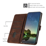 For Oppo Reno14 Pro 5G (Global) Leather Case Imprinted Triangle Phone Cover with Hand Strap