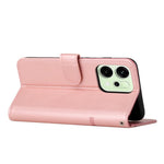 For Oppo Reno14 Pro 5G (Global) Leather Phone Case Foldable Stand Wallet Flip Cover with Strap
