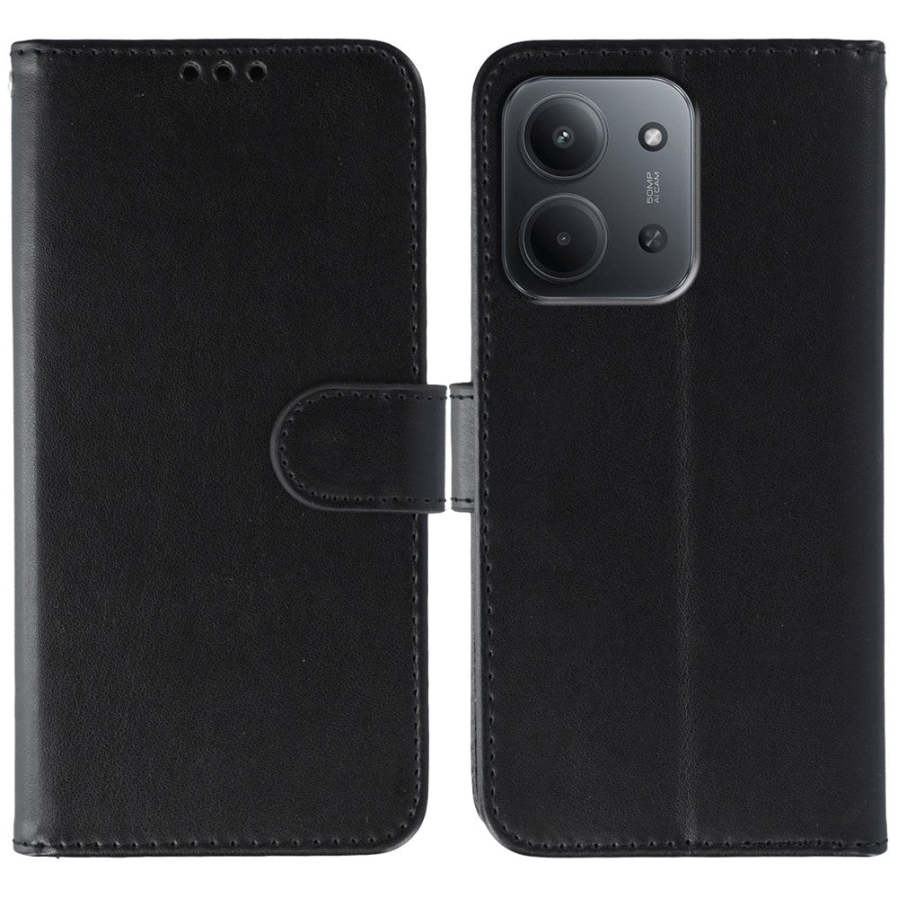 For Xiaomi Redmi 15C 5G (EU) (173mm) / 15C 4G (EU) (173mm) Case PU Leather Flip Wallet Phone Cover with Strap