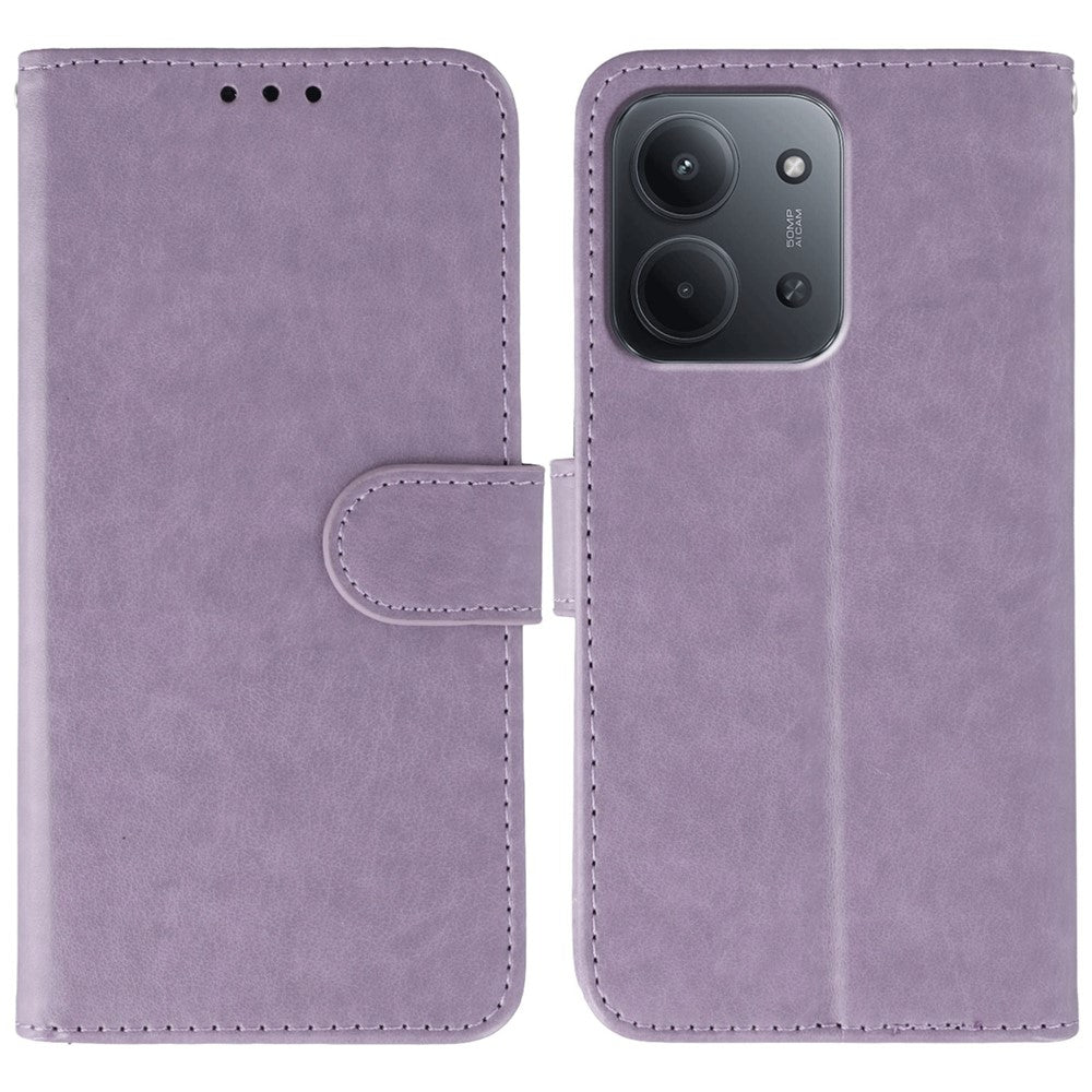 For Xiaomi Redmi 15C 5G (EU) (173mm) / 15C 4G (EU) (173mm) Case PU Leather Flip Wallet Phone Cover with Strap