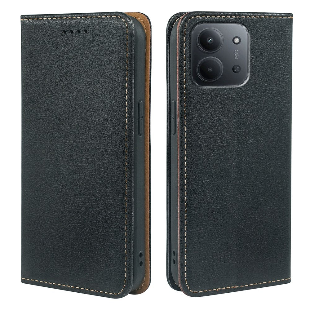 For Xiaomi Redmi 15C 4G (Global) (171mm) / Poco C85 4G (171mm) Case Wallet RFID Blocking Leather Phone Cover Strong Magnetic Closure