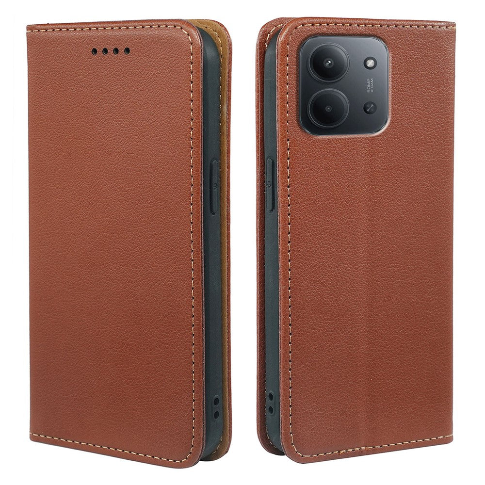For Xiaomi Redmi 15C 4G (Global) (171mm) / Poco C85 4G (171mm) Case Wallet RFID Blocking Leather Phone Cover Strong Magnetic Closure