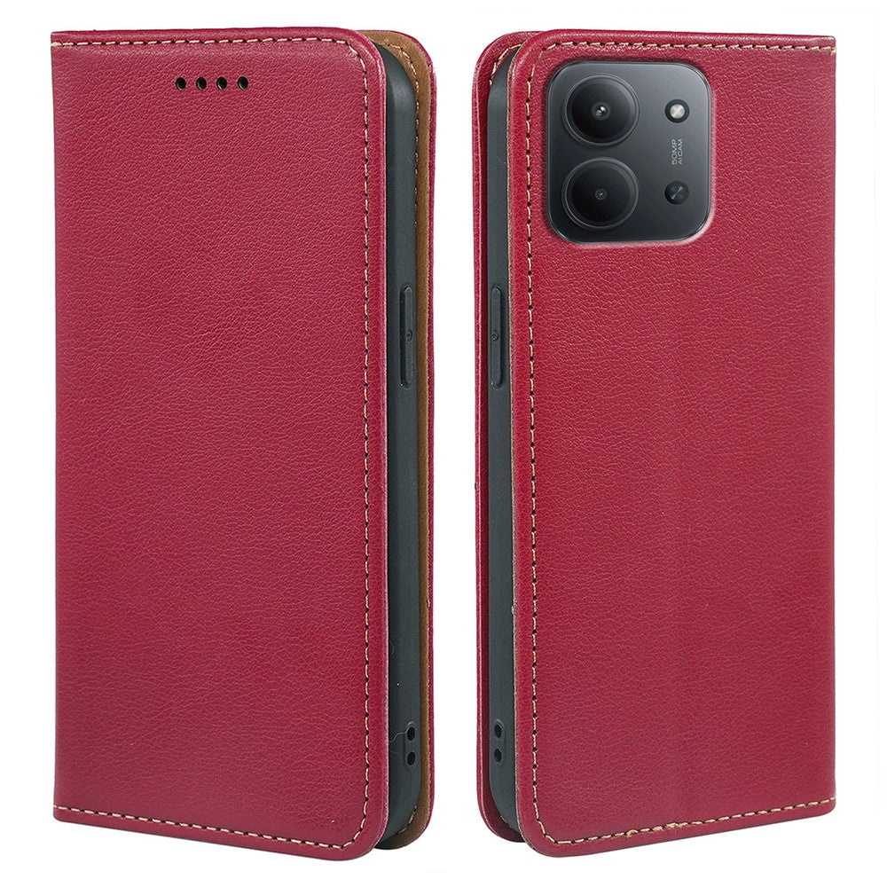 For Xiaomi Redmi 15C 4G (Global) (171mm) / Poco C85 4G (171mm) Case Wallet RFID Blocking Leather Phone Cover Strong Magnetic Closure
