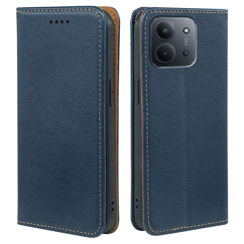 For Xiaomi Redmi 15C 4G (Global) (171mm) / Poco C85 4G (171mm) Case Wallet RFID Blocking Leather Phone Cover Strong Magnetic Closure