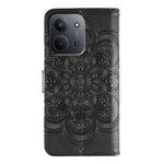 For Xiaomi Redmi 15C 4G (Global) (171mm) / Poco C85 4G (171mm) Case PU Leather Mandala Imprinted Design Wallet Phone Cover