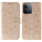 For Xiaomi Redmi 15C 4G (Global) (171mm) / Poco C85 4G (171mm) Case PU Leather Mandala Imprinted Design Wallet Phone Cover