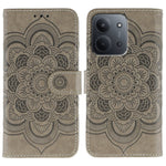 For Xiaomi Redmi 15C 4G (Global) (171mm) / Poco C85 4G (171mm) Case PU Leather Mandala Imprinted Design Wallet Phone Cover
