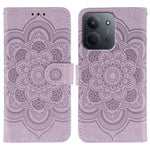 For Xiaomi Redmi 15C 4G (Global) (171mm) / Poco C85 4G (171mm) Case PU Leather Mandala Imprinted Design Wallet Phone Cover