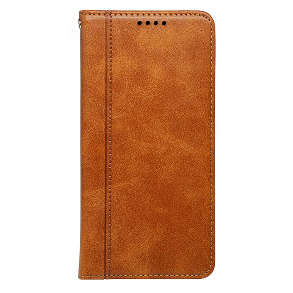 For Xiaomi Redmi 15C 4G (Global) (171mm) / Poco C85 4G (171mm) Case Hidden Magnetic Closure Calf Texture Leather Phone Cover