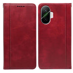 For Xiaomi Redmi Turbo 4 Pro 5G / Poco F7 5G Case Hidden Magnetic Closure Calf Texture Leather Phone Cover