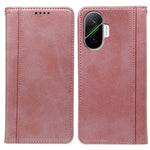 For Xiaomi Redmi Turbo 4 Pro 5G / Poco F7 5G Case Hidden Magnetic Closure Calf Texture Leather Phone Cover
