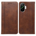 For Xiaomi Redmi Turbo 4 Pro 5G / Poco F7 5G Case Hidden Magnetic Closure Calf Texture Leather Phone Cover