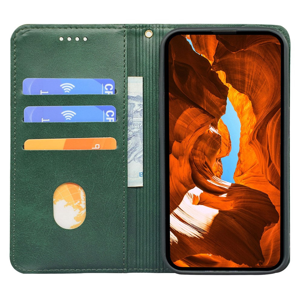 For Xiaomi Redmi Turbo 4 Pro 5G / Poco F7 5G Case Strong Magnetic PU Leather Phone Cover Calf Texture